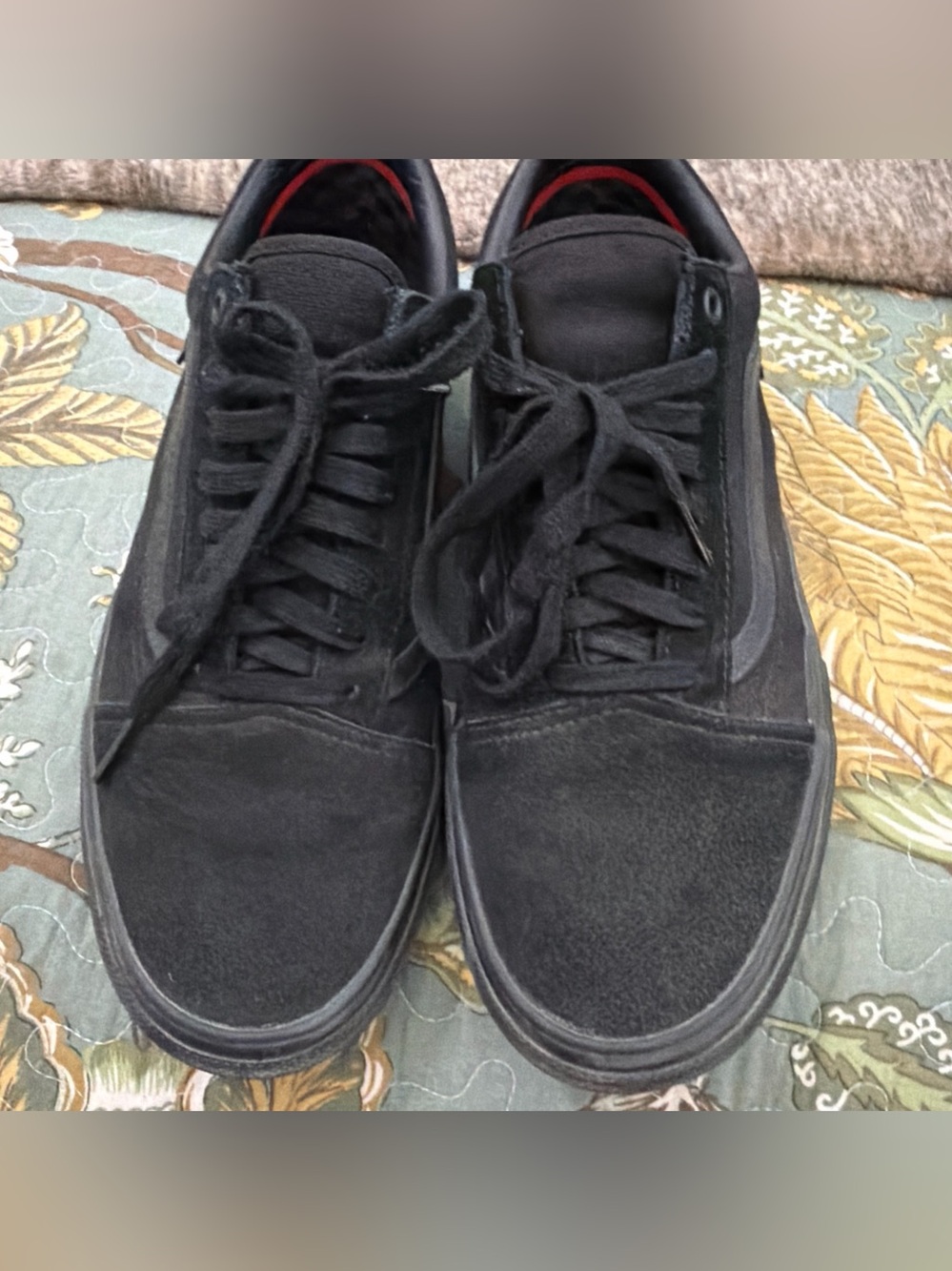 Vans Skate Old Skool 12 Men’s Shoes Black/Black Classic Authentic Pop Cush EUC - Picture 5 of 9